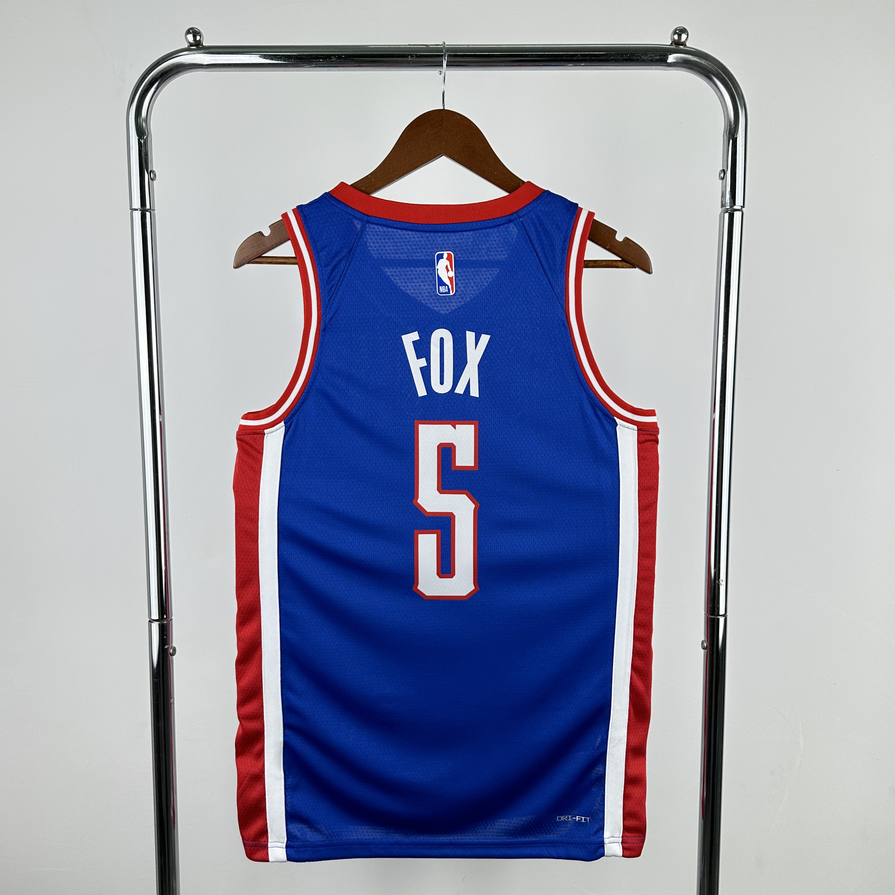 Men Sacramento Kings #5 Fox Blue City Edition Season Nike 2025 NBA Jersey->sacramento kings->NBA Jersey